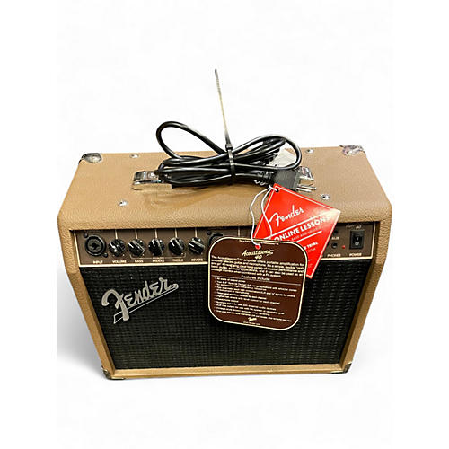 Used Fender Acoustasonic Jr 40W Acoustic Guitar Combo Amp