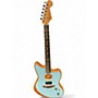 Used Fender Acoustasonic Player Jazzmaster  ICE BLUE Acoustic Electric Guitar ICE BLUE