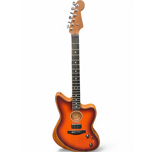 Used Fender Acoustasonic Player Telecaster 2 Color Sunburst Acoustic Electric Guitar 2 Color Sunburst