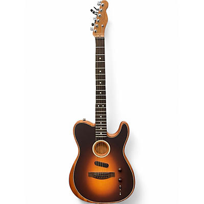 Used Fender Acoustasonic Player Telecaster 2 Color Sunburst Acoustic Electric Guitar