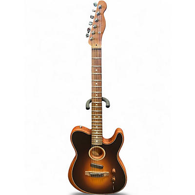 Used Fender Acoustasonic Player Telecaster 2 Color Sunburst Acoustic Electric Guitar