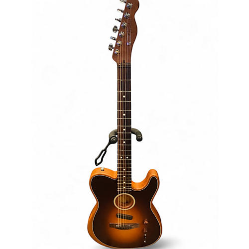 Used Fender Acoustasonic Player Telecaster 2 Tone Sunburst Acoustic Electric Guitar 2 Tone Sunburst