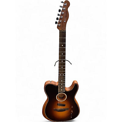 Used Fender Acoustasonic Player Telecaster 3 Color Sunburst Acoustic Electric Guitar