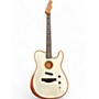 Used Fender Acoustasonic Player Telecaster Alpine White Acoustic Electric Guitar Alpine White