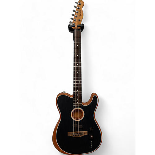 Fender Used Fender Acoustasonic Player Telecaster BRUSHED BLACK Acoustic Electric Guitar BRUSHED BLACK