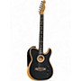 Used Fender Acoustasonic Player Telecaster Black Acoustic Electric Guitar Black