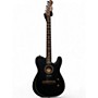 Used Fender Acoustasonic Player Telecaster Black Acoustic Electric Guitar Black