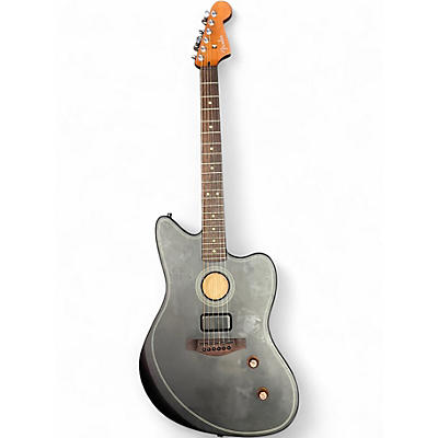 Used Fender Acoustasonic Player Telecaster Black Acoustic Electric Guitar