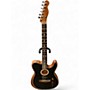 Used Fender Acoustasonic Player Telecaster Black Acoustic Electric Guitar Black