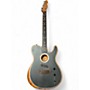 Used Fender Acoustasonic Player Telecaster Black Acoustic Electric Guitar Black