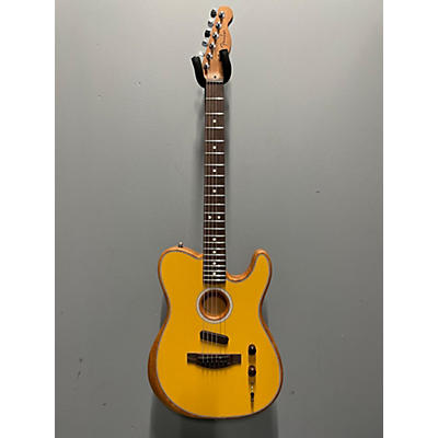 Fender Used Fender Acoustasonic Player Telecaster Butterscotch Acoustic Electric Guitar