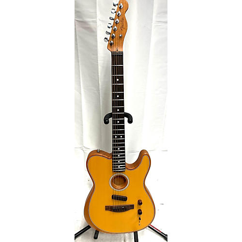 Fender Used Fender Acoustasonic Player Telecaster Butterscotch Acoustic Electric Guitar Butterscotch