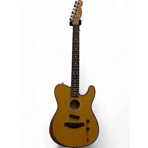 Fender Used Fender Acoustasonic Player Telecaster Butterscotch Acoustic Electric Guitar Butterscotch