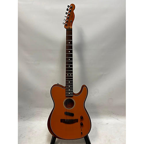 Fender Used Fender Acoustasonic Player Telecaster Butterscotch Blonde Acoustic Electric Guitar Butterscotch Blonde