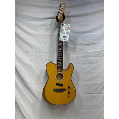 Fender Used Fender Acoustasonic Player Telecaster Butterscotch Blonde Acoustic Electric Guitar