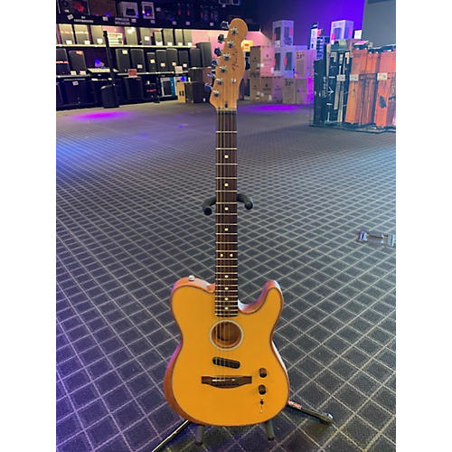 Fender Used Fender Acoustasonic Player Telecaster Butterscotch Blonde Acoustic Electric Guitar Butterscotch Blonde