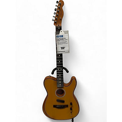 Fender Used Fender Acoustasonic Player Telecaster Butterscotch Blonde Acoustic Electric Guitar