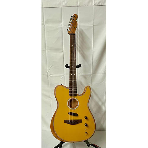 Fender Used Fender Acoustasonic Player Telecaster Butterscotch Blonde Acoustic Electric Guitar Butterscotch Blonde