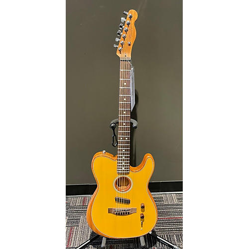 Fender Used Fender Acoustasonic Player Telecaster Butterscotch Blonde Acoustic Electric Guitar Butterscotch Blonde