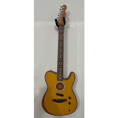 Fender Used Fender Acoustasonic Player Telecaster Butterscotch Blonde Acoustic Electric Guitar