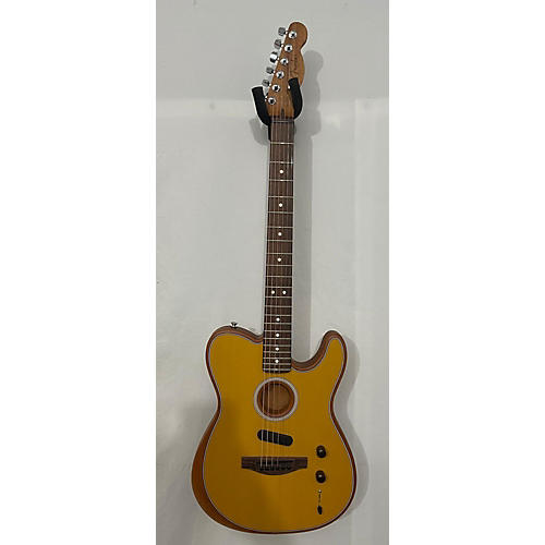 Fender Used Fender Acoustasonic Player Telecaster Butterscotch Blonde Acoustic Electric Guitar Butterscotch Blonde