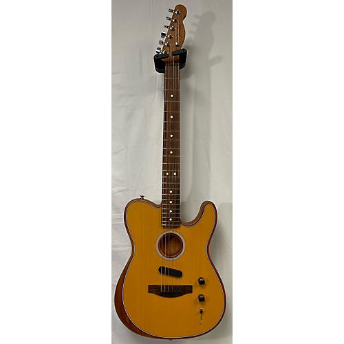 Fender Used Fender Acoustasonic Player Telecaster Butterscotch Blonde Acoustic Electric Guitar Butterscotch Blonde