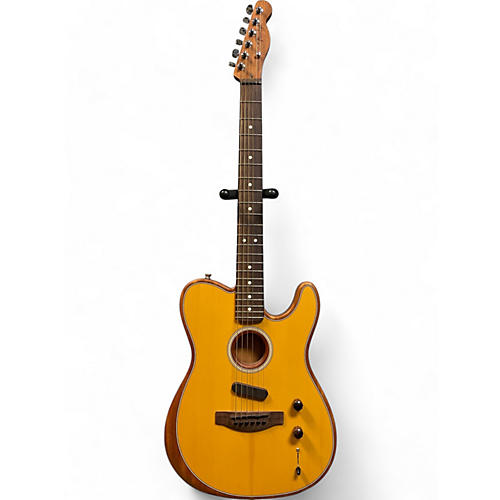 Fender Used Fender Acoustasonic Player Telecaster Butterscotch Blonde Acoustic Electric Guitar Butterscotch Blonde