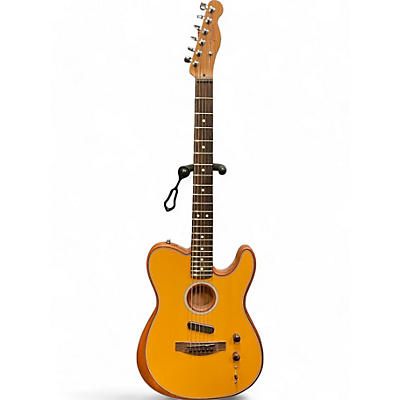 Fender Used Fender Acoustasonic Player Telecaster Butterscotch Blonde Acoustic Electric Guitar