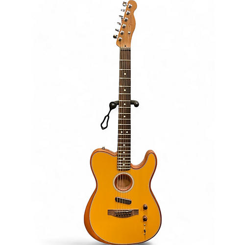 Fender Used Fender Acoustasonic Player Telecaster Butterscotch Blonde Acoustic Electric Guitar Butterscotch Blonde