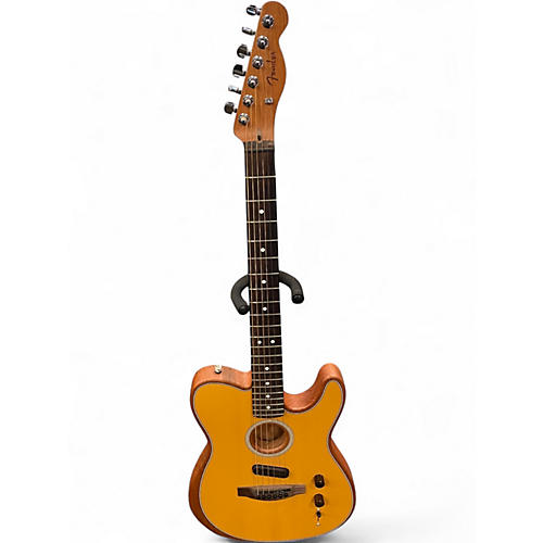 Used Fender Acoustasonic Player Telecaster Butterscotch Blonde Acoustic Electric Guitar Butterscotch Blonde