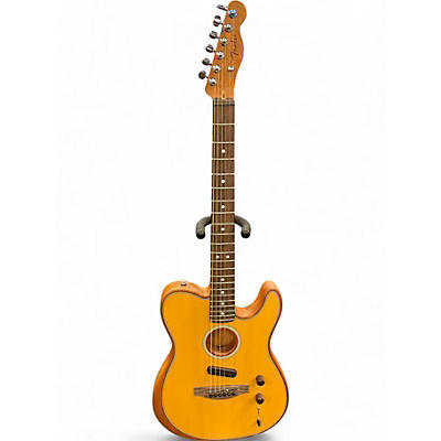 Fender Used Fender Acoustasonic Player Telecaster Desert Sun Yellow Acoustic Electric Guitar