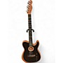 Used Fender Acoustasonic Player Telecaster Flat Black Acoustic Electric Guitar Flat Black