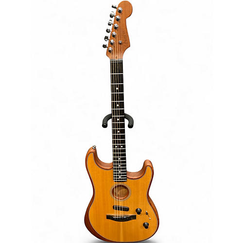 Used Fender Acoustasonic Player Telecaster Mahogany Acoustic Electric Guitar Mahogany