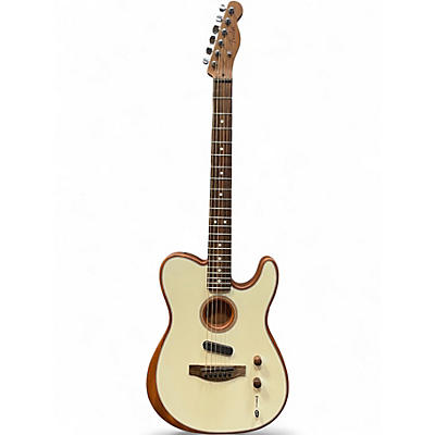Used Fender Acoustasonic Player Telecaster Natural Acoustic Electric Guitar