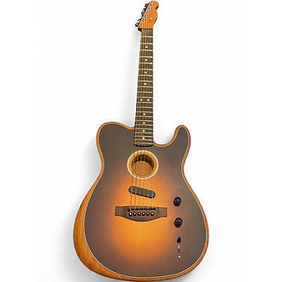 Used Fender Acoustasonic Player Telecaster SHADOW BURST Acoustic Electric Guitar