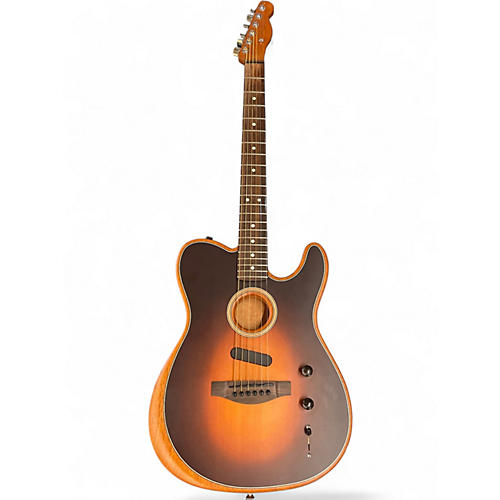 Used Fender Acoustasonic Player Telecaster SHADOW BURST Acoustic Electric Guitar SHADOW BURST