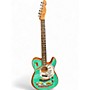 Used Fender Acoustasonic Player Telecaster Seafoam Green Acoustic Electric Guitar Seafoam Green