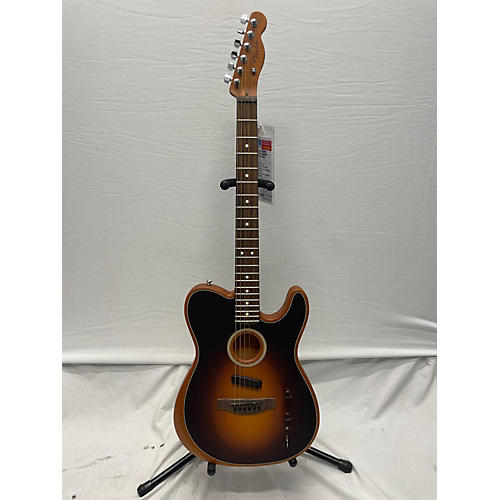 Fender Used Fender Acoustasonic Player Telecaster Shadow Burst Acoustic Electric Guitar Shadow Burst