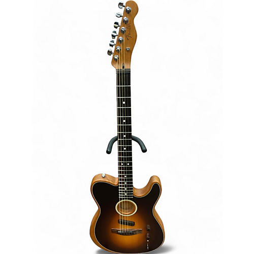 Fender Used Fender Acoustasonic Player Telecaster Shadowburst Acoustic Electric Guitar Shadowburst