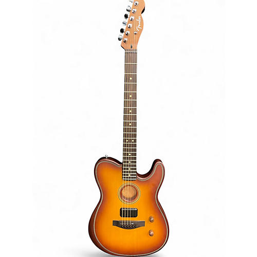 Used Fender Acoustasonic Player Telecaster Sienna Sunburst Acoustic Electric Guitar Sienna Sunburst