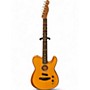 Used Fender Acoustasonic Player Telecaster Vintage Yellow Acoustic Electric Guitar Vintage Yellow