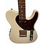 Used Fender Used Fender Acoustasonic Player Telecaster White Acoustic Electric Guitar White