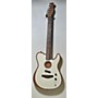 Used Fender Used Fender Acoustasonic Player Telecaster White Acoustic Electric Guitar White