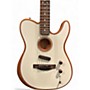 Used Fender Used Fender Acoustasonic Player Telecaster White Acoustic Electric Guitar White