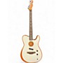 Used Fender Acoustasonic Player Telecaster White Acoustic Electric Guitar White