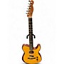Used Fender Acoustasonic Player Telecaster Yellow Acoustic Electric Guitar Yellow