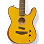 Used Fender Acoustasonic Player Telecaster Yellow Acoustic Electric Guitar Yellow