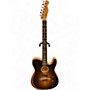 Used Fender Acoustasonic Player Telecaster bourbon burst Acoustic Electric Guitar bourbon burst