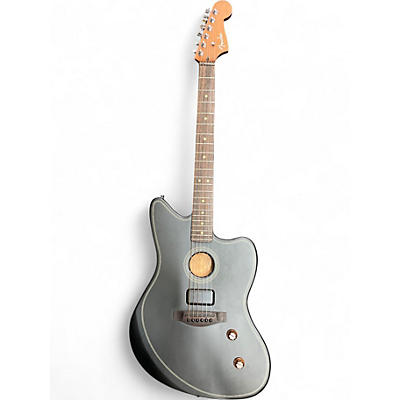 Used Fender Acoustasonic STANDARD JAZZMASTER Black Acoustic Electric Guitar