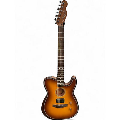Used Fender Acoustasonic Standard Telecaster 2 Color Sunburst Acoustic Electric Guitar